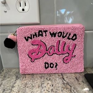 What Would Dolly Do? Pink Beaded Bag